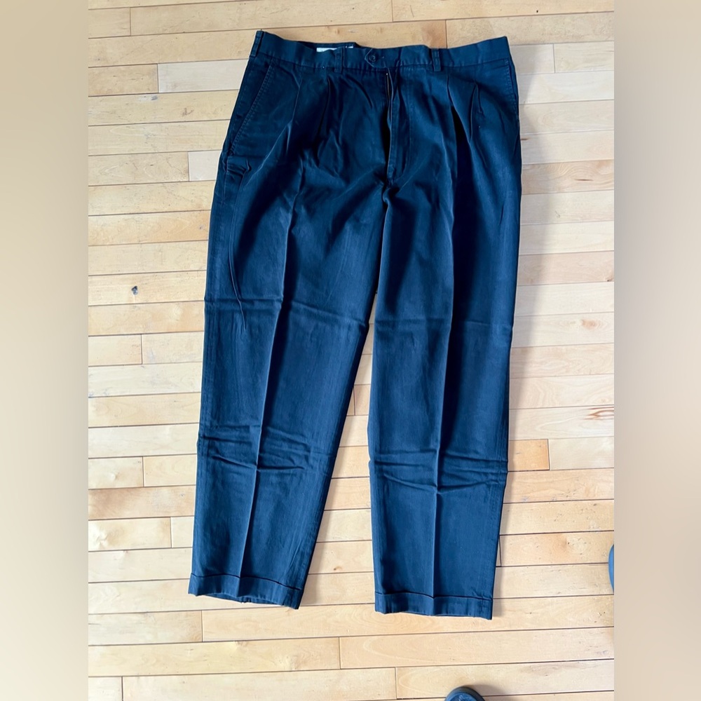 John W. Nordstrom Men's Dark Blue Chinos
